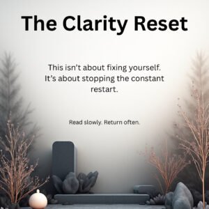 The Clarity Reset cover